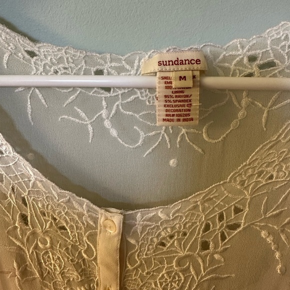 Sundance silk embroidered top - Picture 2 of 7
